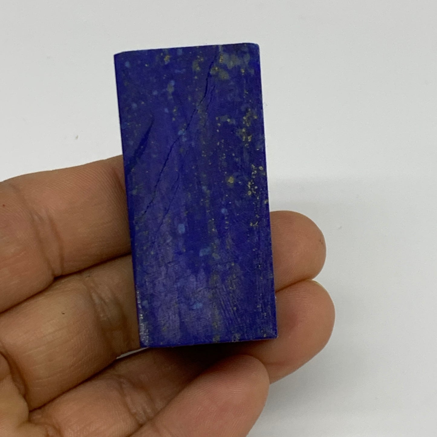 70.8g, 2"x0.9"x1", High Grade Natural Rough Lapis Lazuli @Afghanistan,B32658