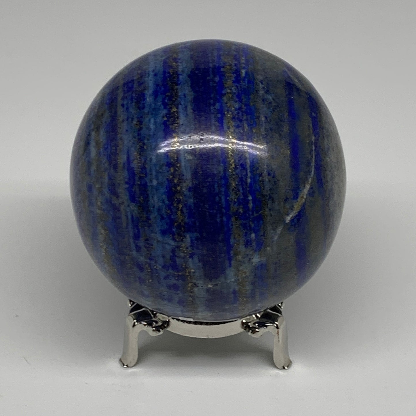 2.09 lbs, 3.2" (82mm), Lapis Lazuli Sphere Ball Gemstone @Afghanistan, B33331