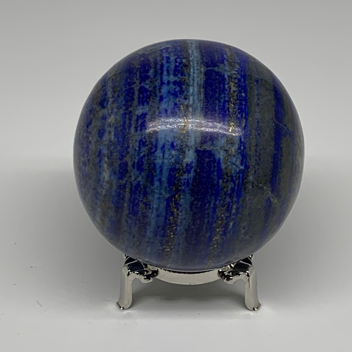 2.09 lbs, 3.2" (82mm), Lapis Lazuli Sphere Ball Gemstone @Afghanistan, B33331