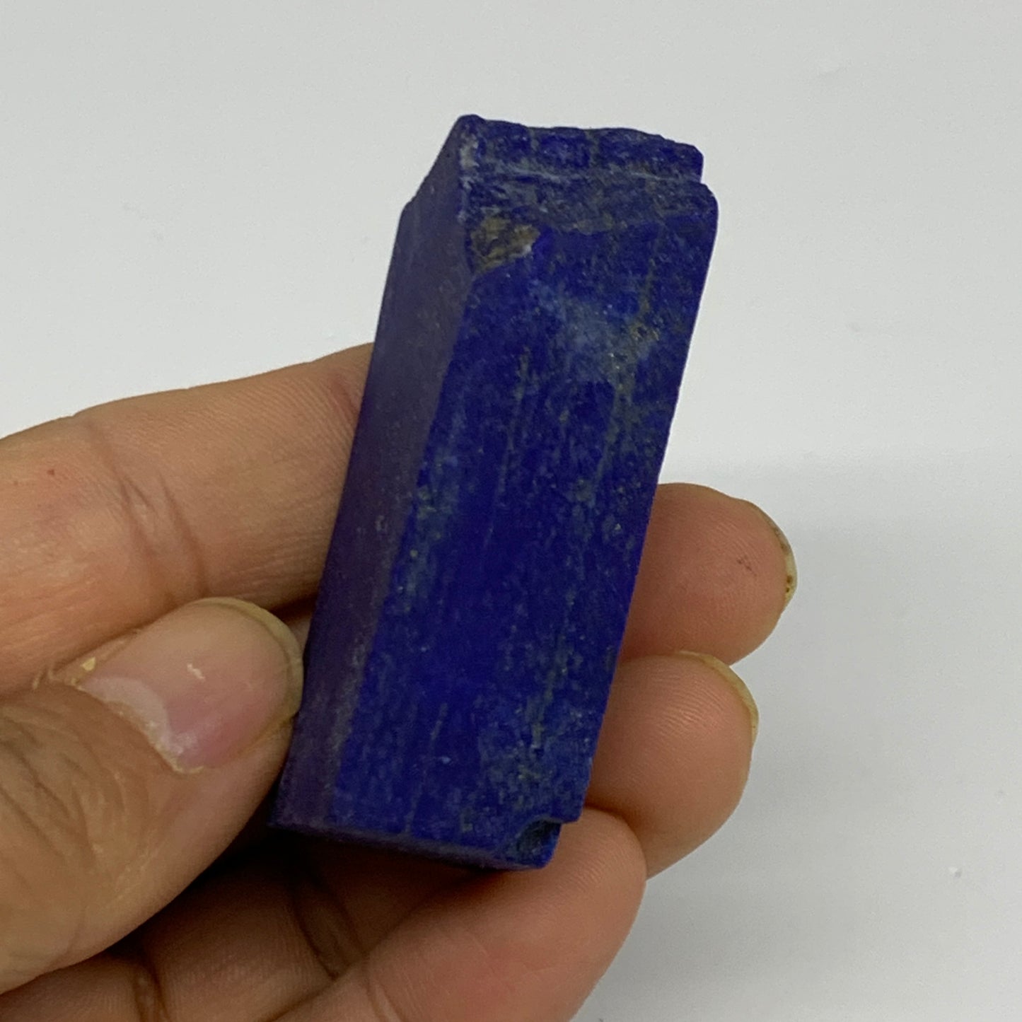 73.6g, 2.2"x1.3"x0.6", High Grade Natural Rough Lapis Lazuli @Afghanistan,B32659