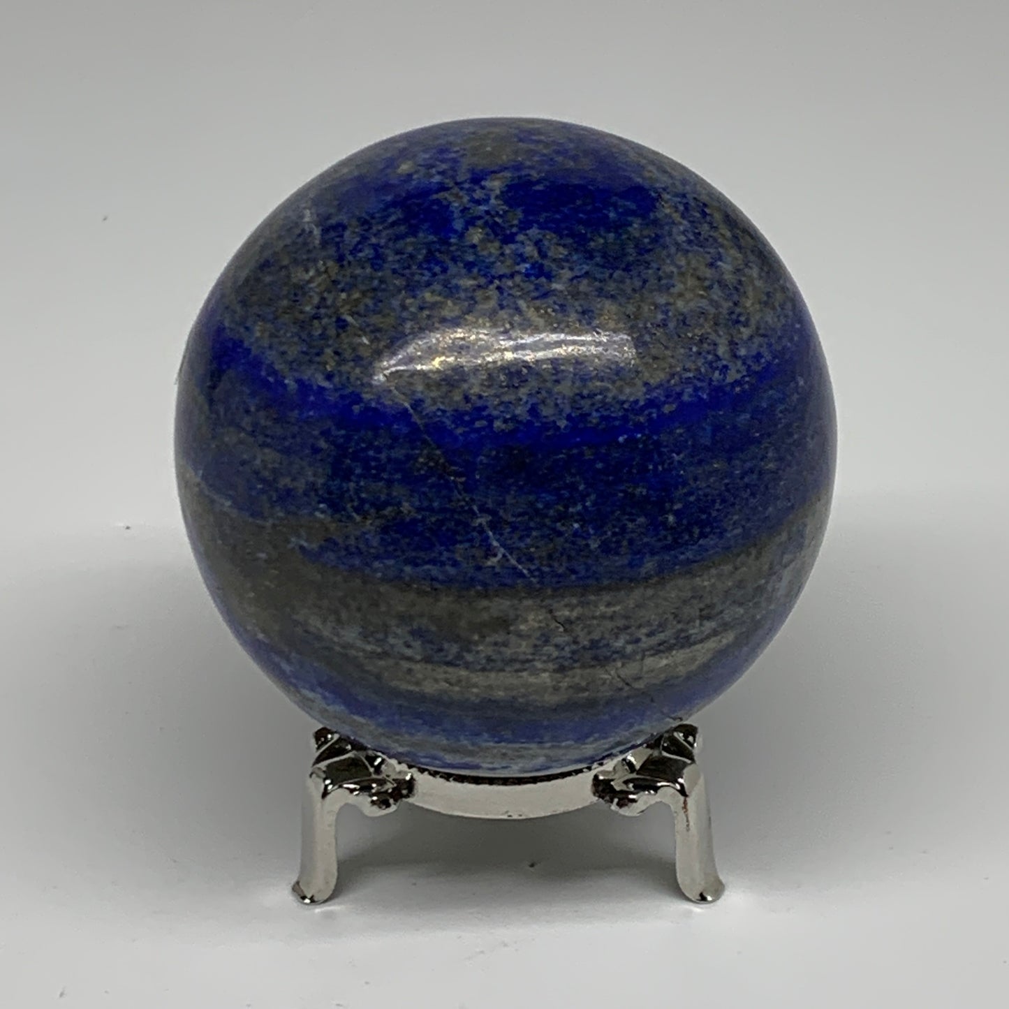 1.77 lbs, 3.1" (79mm), Lapis Lazuli Sphere Ball Gemstone @Afghanistan, B33332