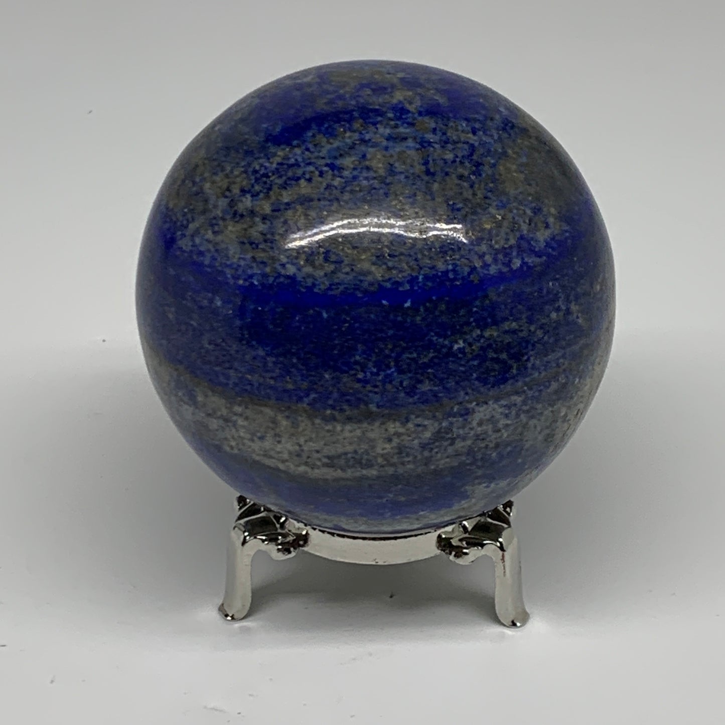 1.77 lbs, 3.1" (79mm), Lapis Lazuli Sphere Ball Gemstone @Afghanistan, B33332