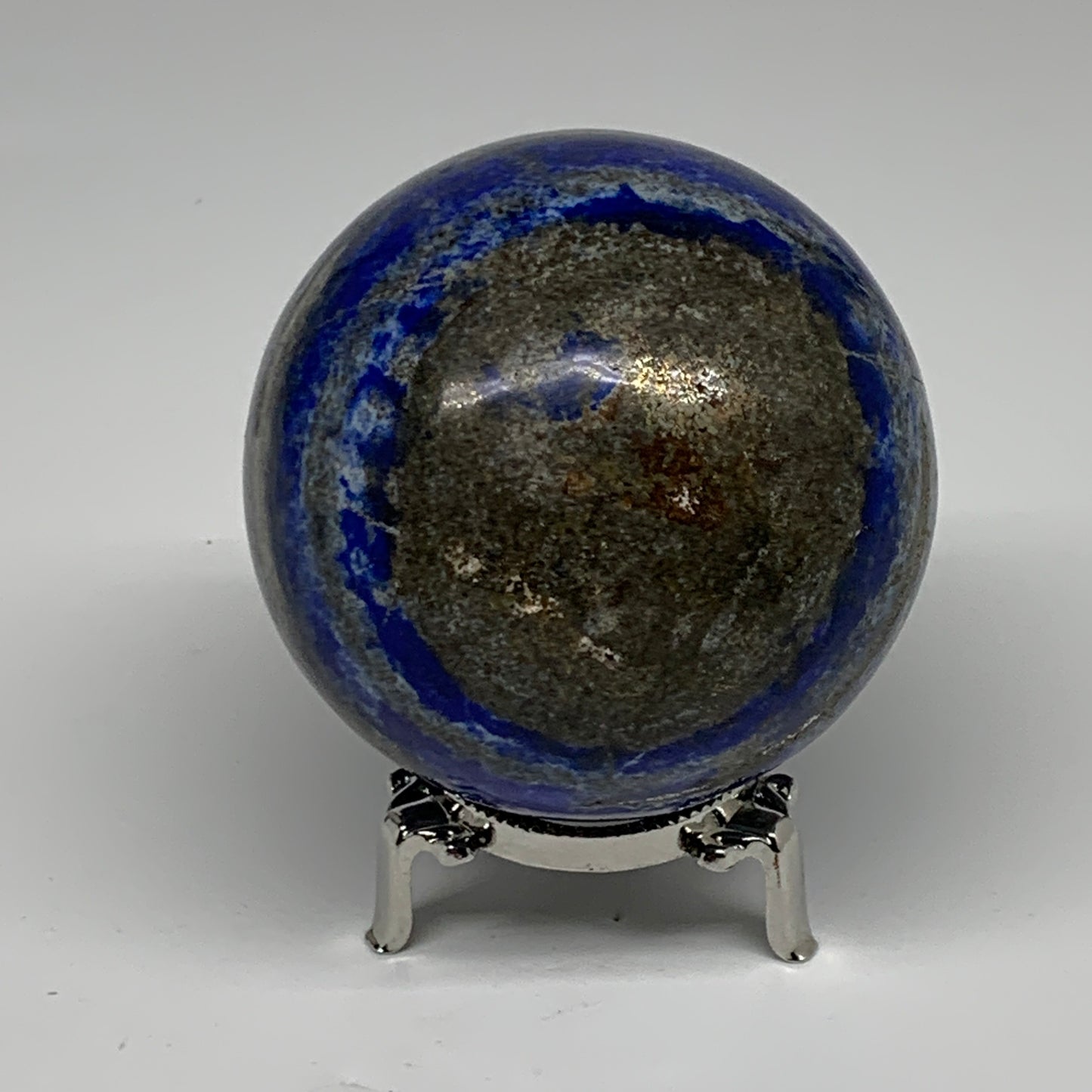 1.77 lbs, 3.1" (79mm), Lapis Lazuli Sphere Ball Gemstone @Afghanistan, B33332