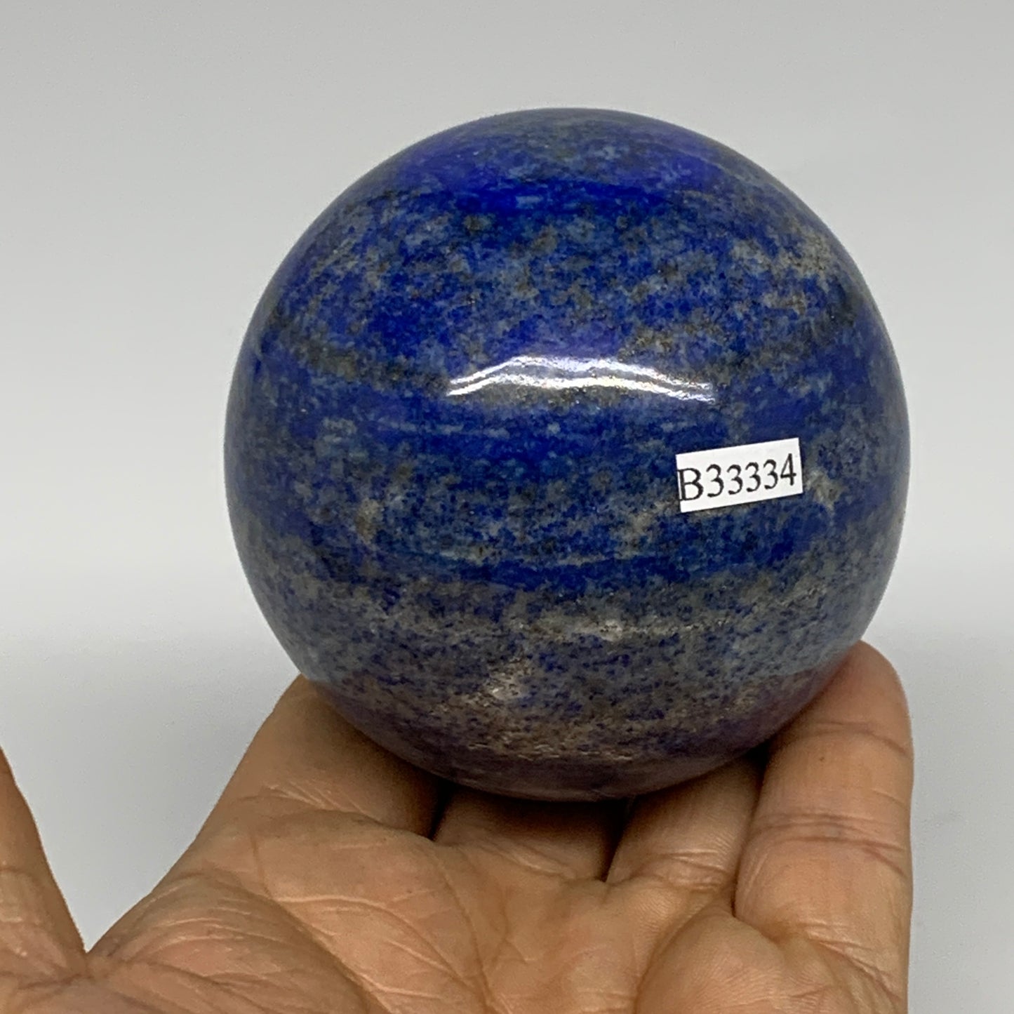 1.16 lbs, 2.7" (69mm), Lapis Lazuli Sphere Ball Gemstone @Afghanistan, B33334