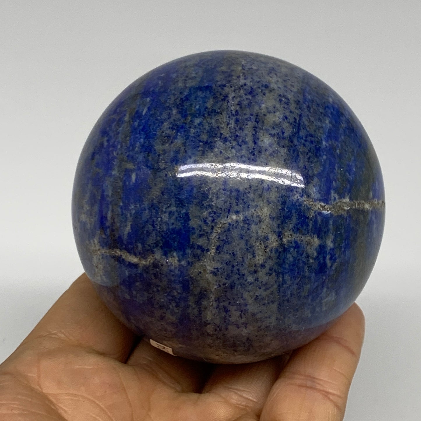 1.16 lbs, 2.7" (69mm), Lapis Lazuli Sphere Ball Gemstone @Afghanistan, B33334