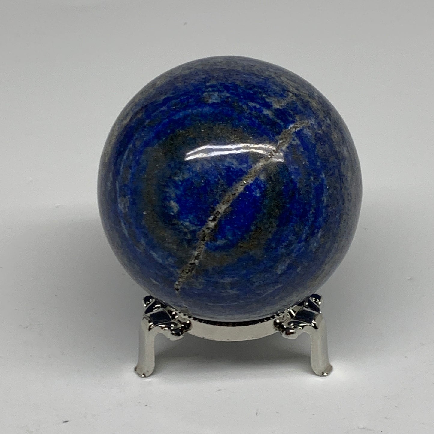 1.16 lbs, 2.7" (69mm), Lapis Lazuli Sphere Ball Gemstone @Afghanistan, B33334