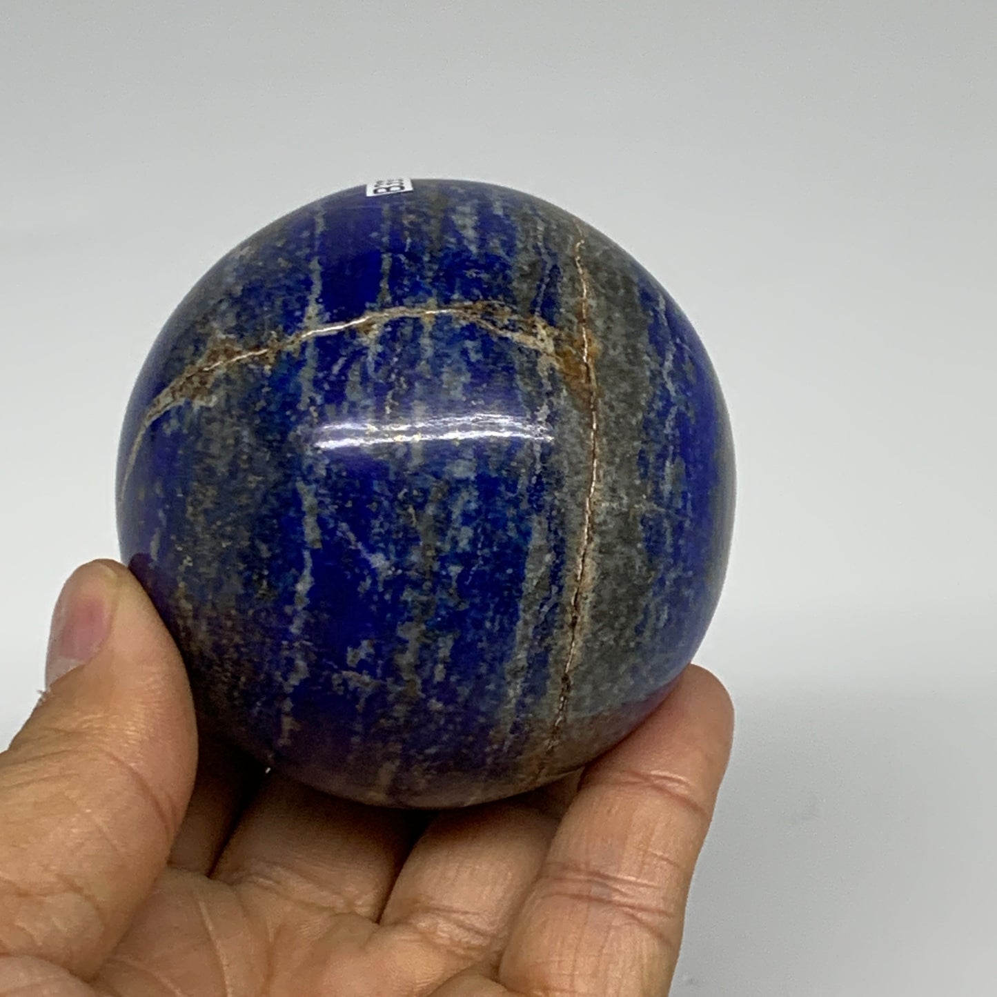 0.94 lbs, 2.5" (65mm), Lapis Lazuli Sphere Ball Gemstone @Afghanistan, B33336