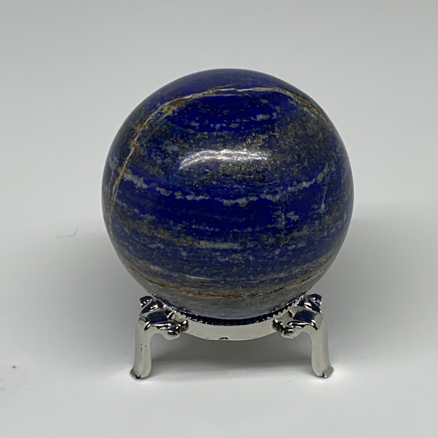 0.94 lbs, 2.5" (65mm), Lapis Lazuli Sphere Ball Gemstone @Afghanistan, B33336