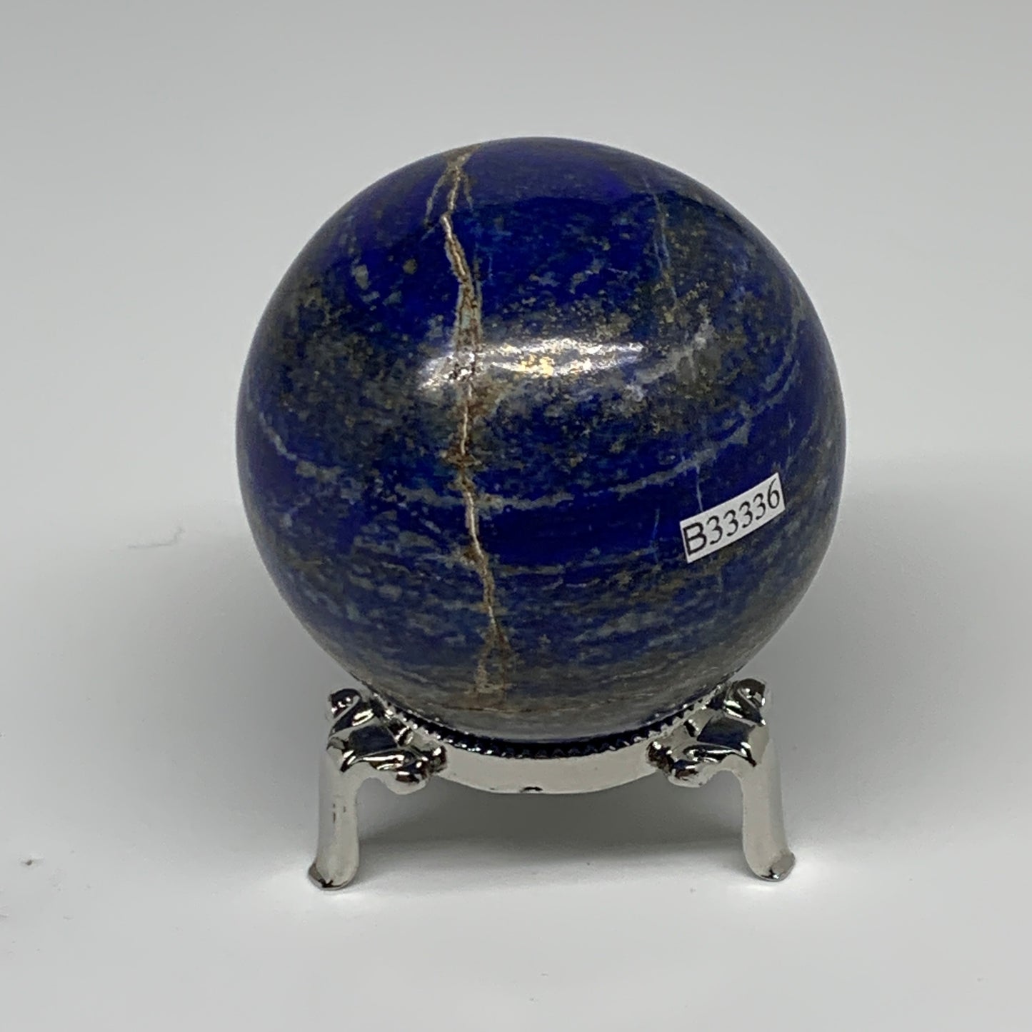 0.94 lbs, 2.5" (65mm), Lapis Lazuli Sphere Ball Gemstone @Afghanistan, B33336