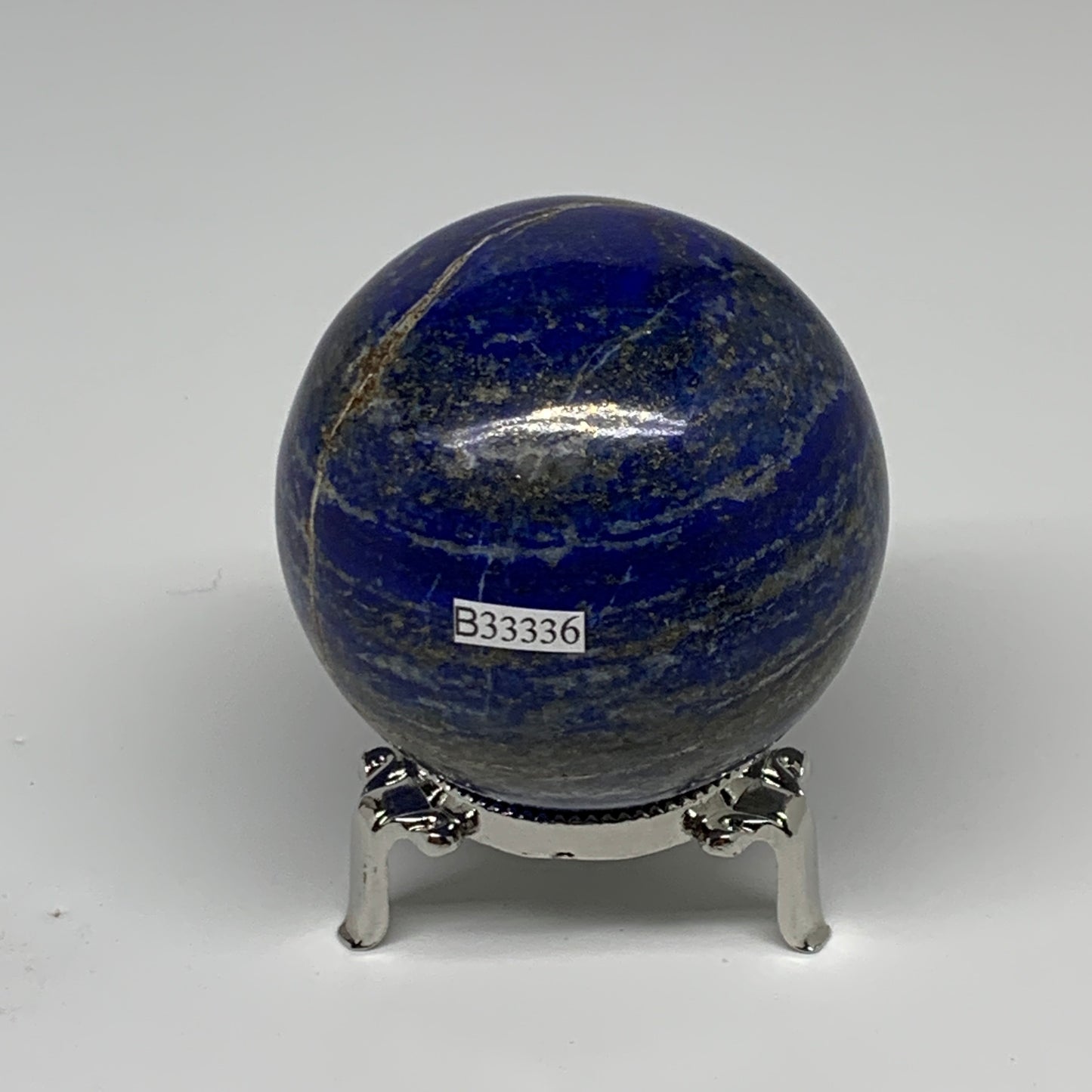0.94 lbs, 2.5" (65mm), Lapis Lazuli Sphere Ball Gemstone @Afghanistan, B33336