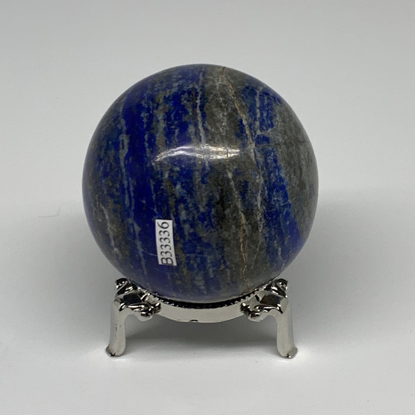 0.94 lbs, 2.5" (65mm), Lapis Lazuli Sphere Ball Gemstone @Afghanistan, B33336