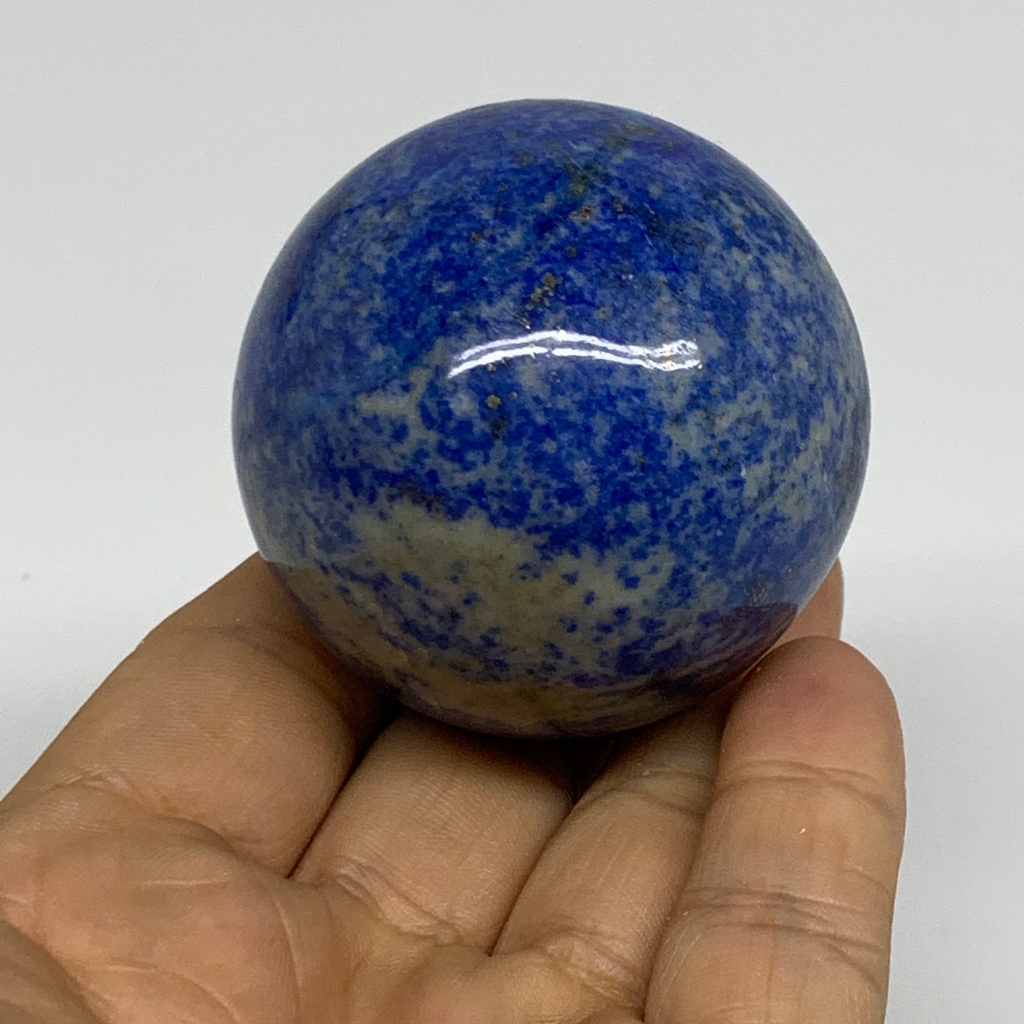 0.46 lbs, 2"(50mm), Lapis Lazuli Sphere Ball Gemstone @Afghanistan, B33341