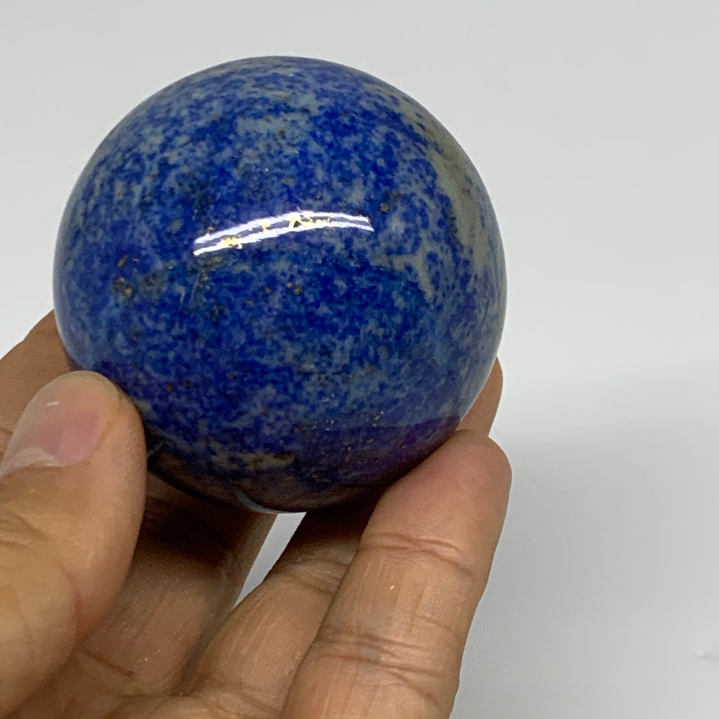 0.46 lbs, 2"(50mm), Lapis Lazuli Sphere Ball Gemstone @Afghanistan, B33341