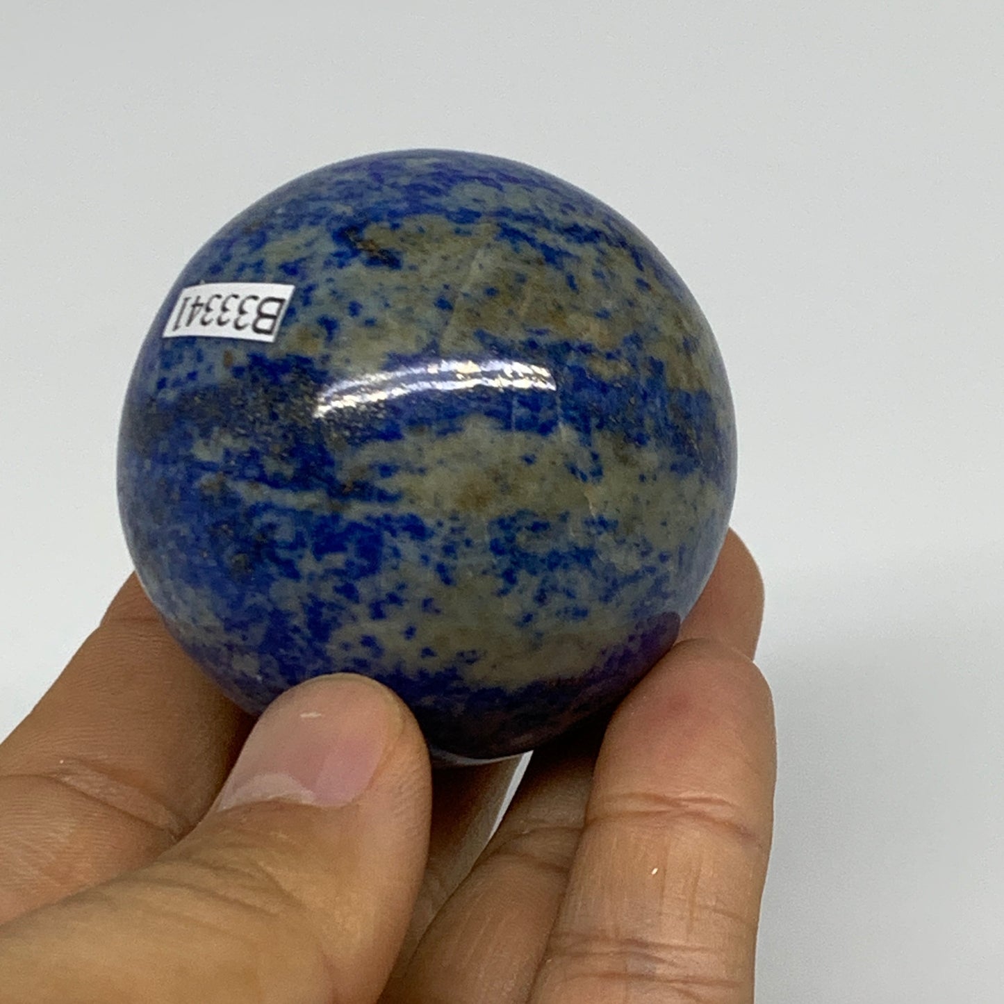 0.46 lbs, 2"(50mm), Lapis Lazuli Sphere Ball Gemstone @Afghanistan, B33341