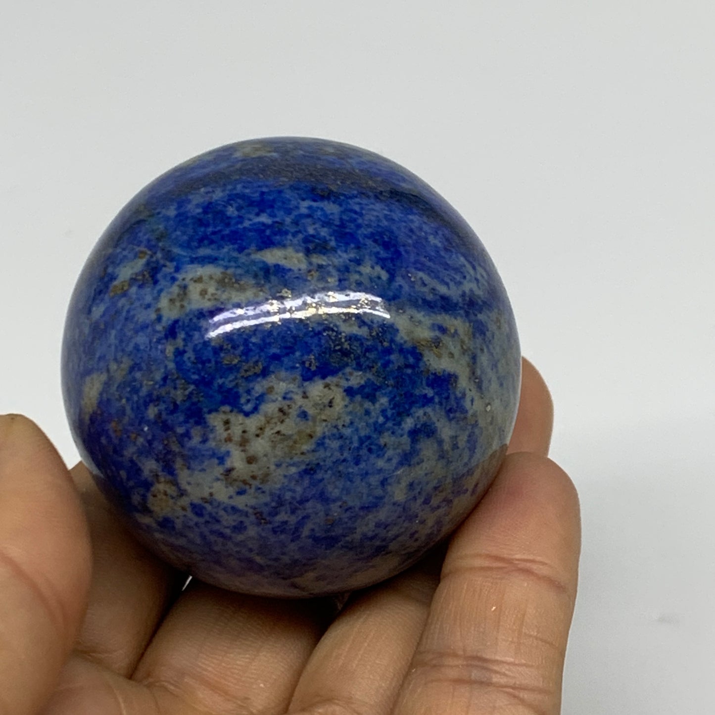 0.46 lbs, 2"(50mm), Lapis Lazuli Sphere Ball Gemstone @Afghanistan, B33341