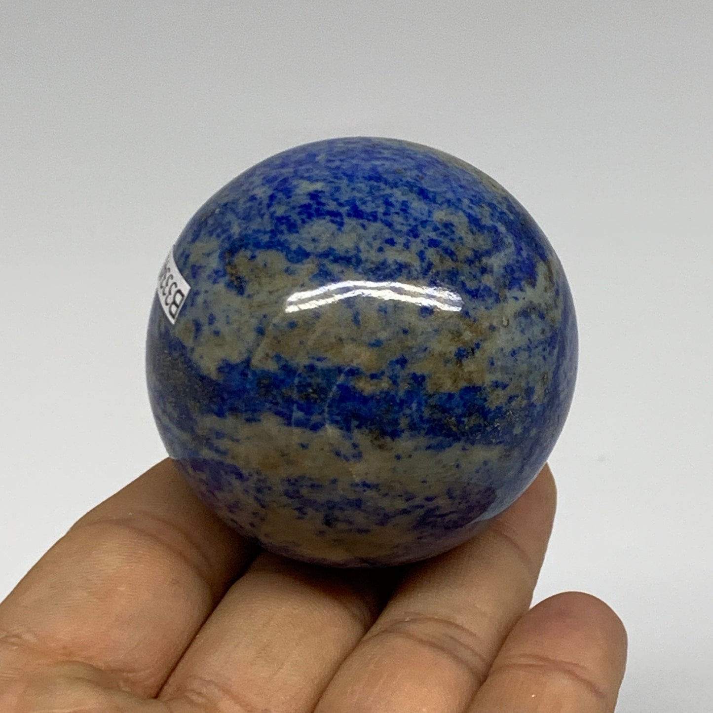 0.46 lbs, 2"(50mm), Lapis Lazuli Sphere Ball Gemstone @Afghanistan, B33341