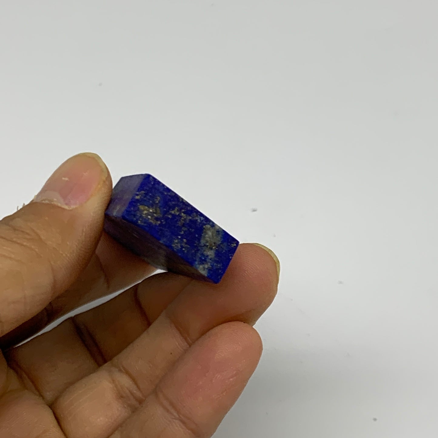 45.4g, 3.1"x0.8"x0.3", High Grade Natural Rough Lapis Lazuli @Afghanistan,B32669
