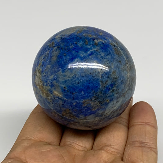 0.51 lbs, 2.1"(55mm), Lapis Lazuli Sphere Ball Gemstone @Afghanistan, B33343