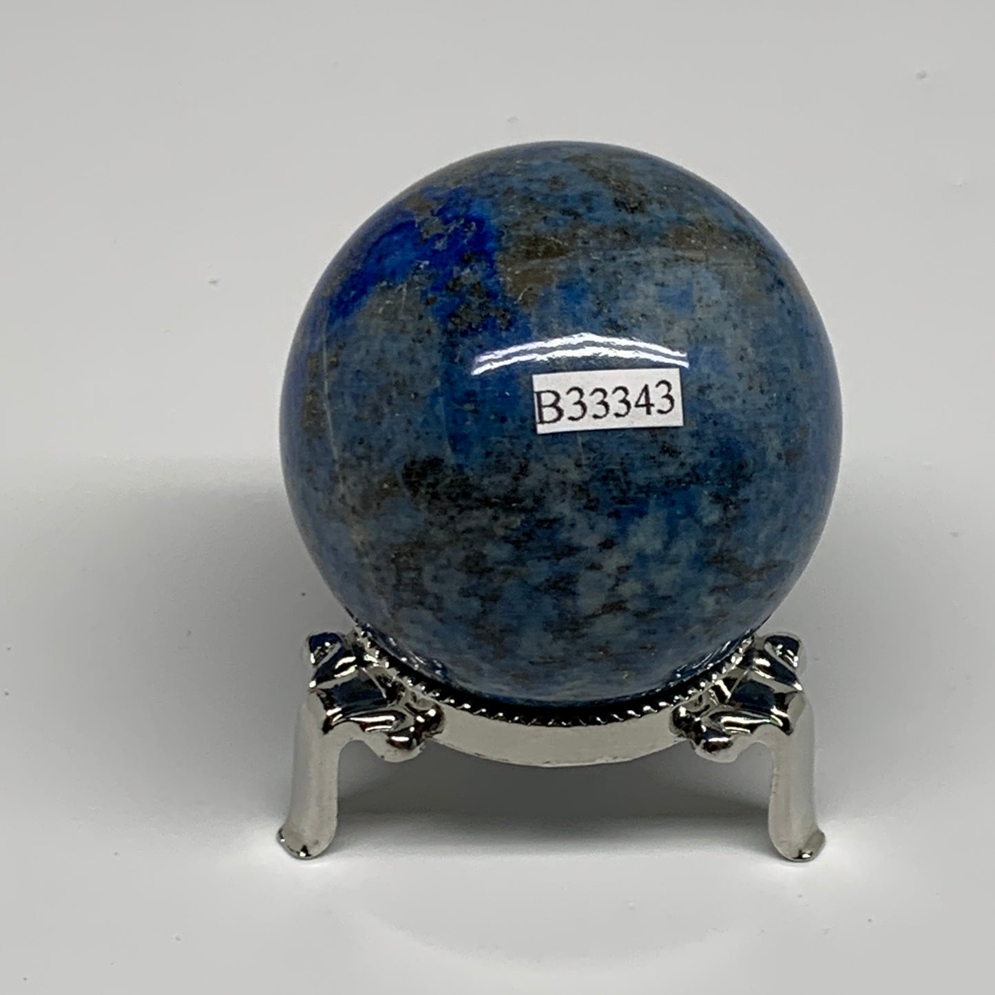 0.51 lbs, 2.1"(55mm), Lapis Lazuli Sphere Ball Gemstone @Afghanistan, B33343