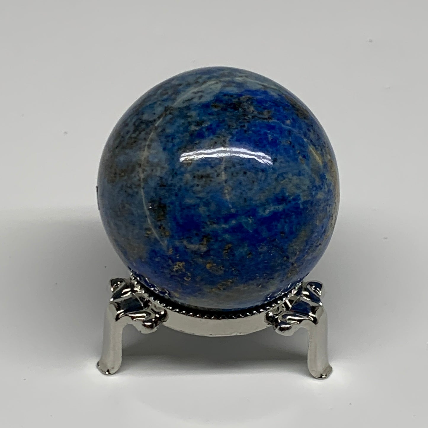 0.51 lbs, 2.1"(55mm), Lapis Lazuli Sphere Ball Gemstone @Afghanistan, B33343