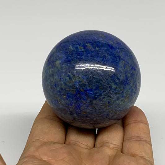 0.67 lbs, 2.3"(58mm), Lapis Lazuli Sphere Ball Gemstone @Afghanistan, B33347