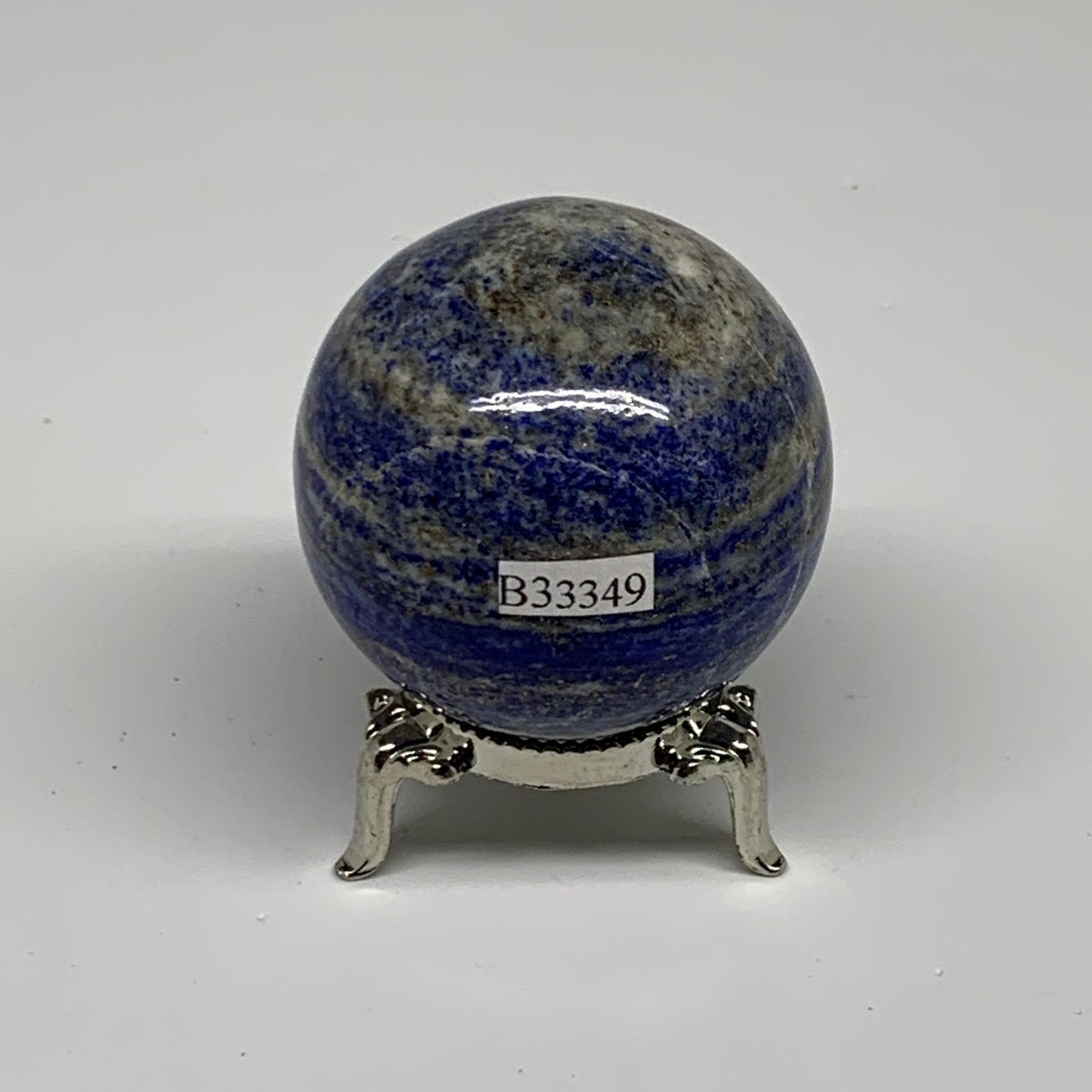 181.7g, 1.9"(49mm), Lapis Lazuli Sphere Ball Gemstone @Afghanistan, B33349