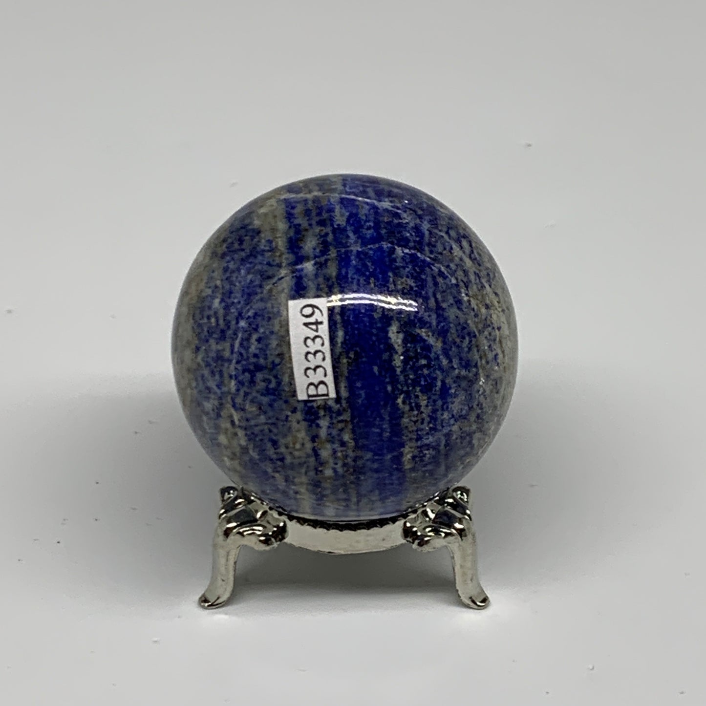 181.7g, 1.9"(49mm), Lapis Lazuli Sphere Ball Gemstone @Afghanistan, B33349