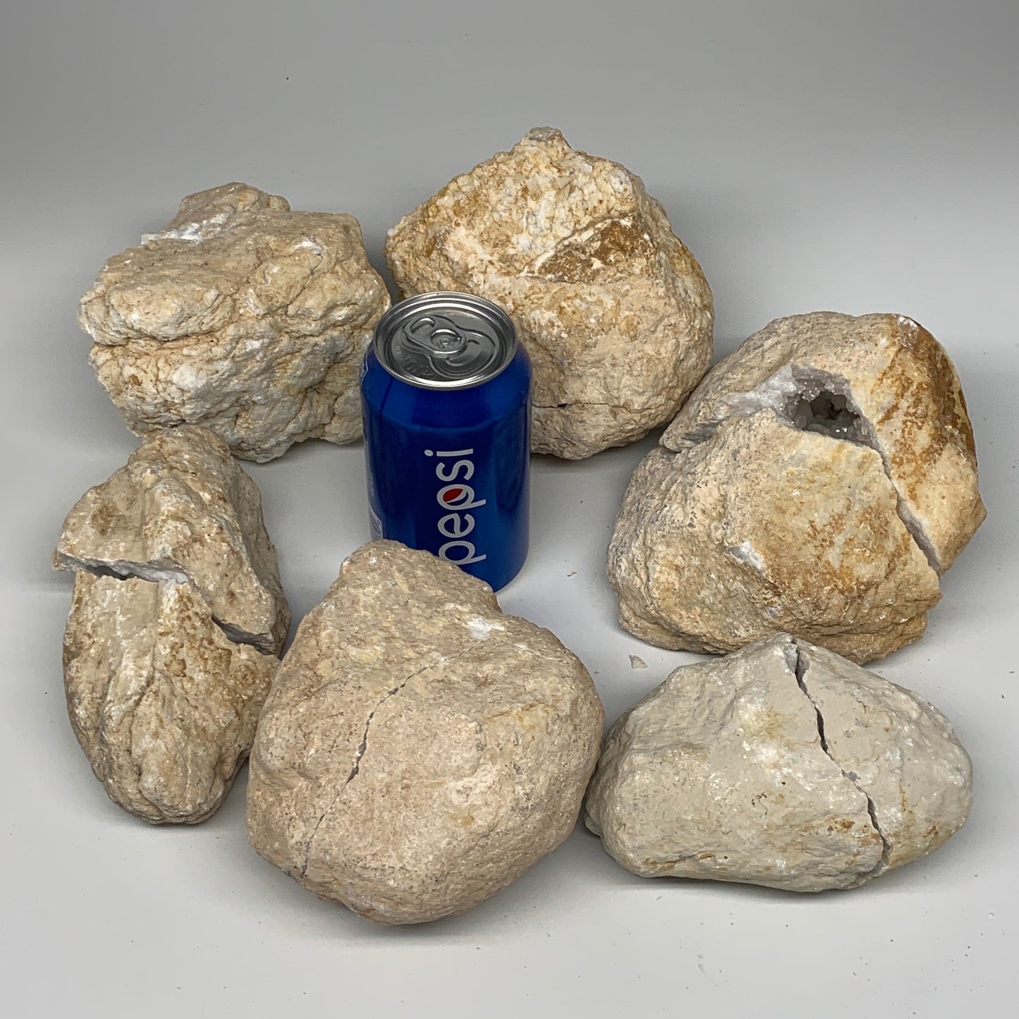 Wholesales, 21.2 Lbs,4.9"-7.2", 5 Pairs, Natural Quartz Geodes @Morocco,B10629