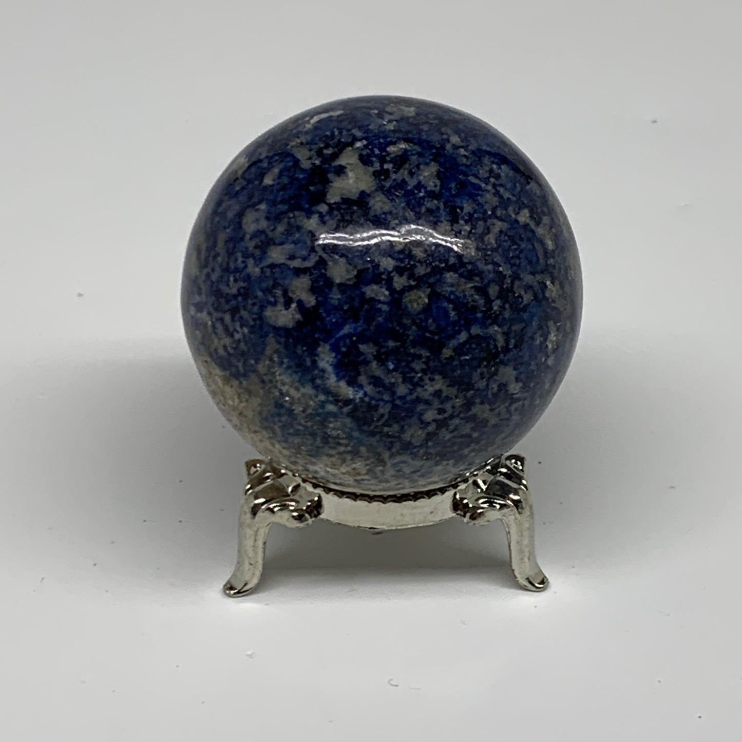 187.1g, 2"(50mm), Lapis Lazuli Sphere Ball Gemstone @Afghanistan, B33350