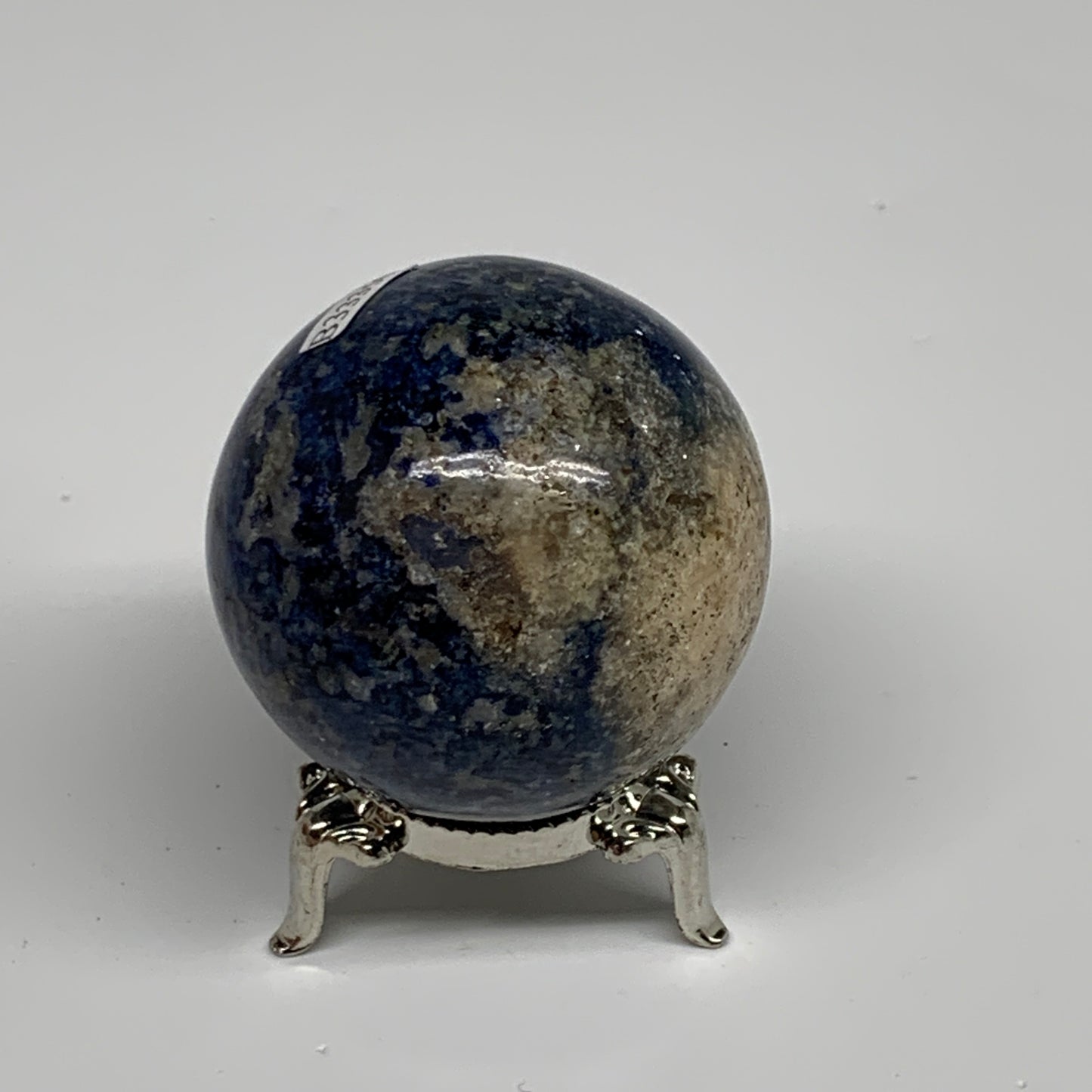 187.1g, 2"(50mm), Lapis Lazuli Sphere Ball Gemstone @Afghanistan, B33350