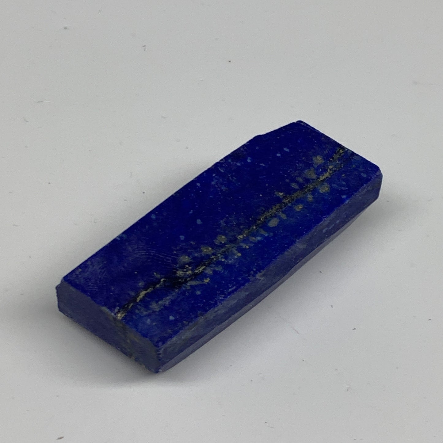 137.6g, 2.6"x1.1"x1", High Grade Natural Rough Lapis Lazuli @Afghanistan,B32685