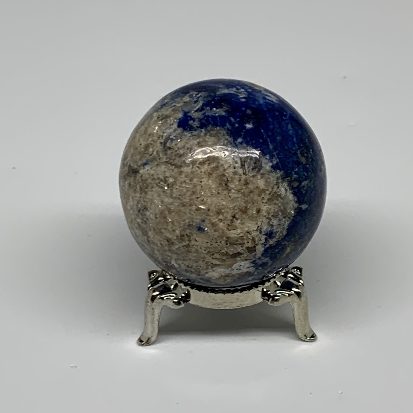 154.1g, 1.9"(48mm), Lapis Lazuli Sphere Ball Gemstone @Afghanistan, B33351