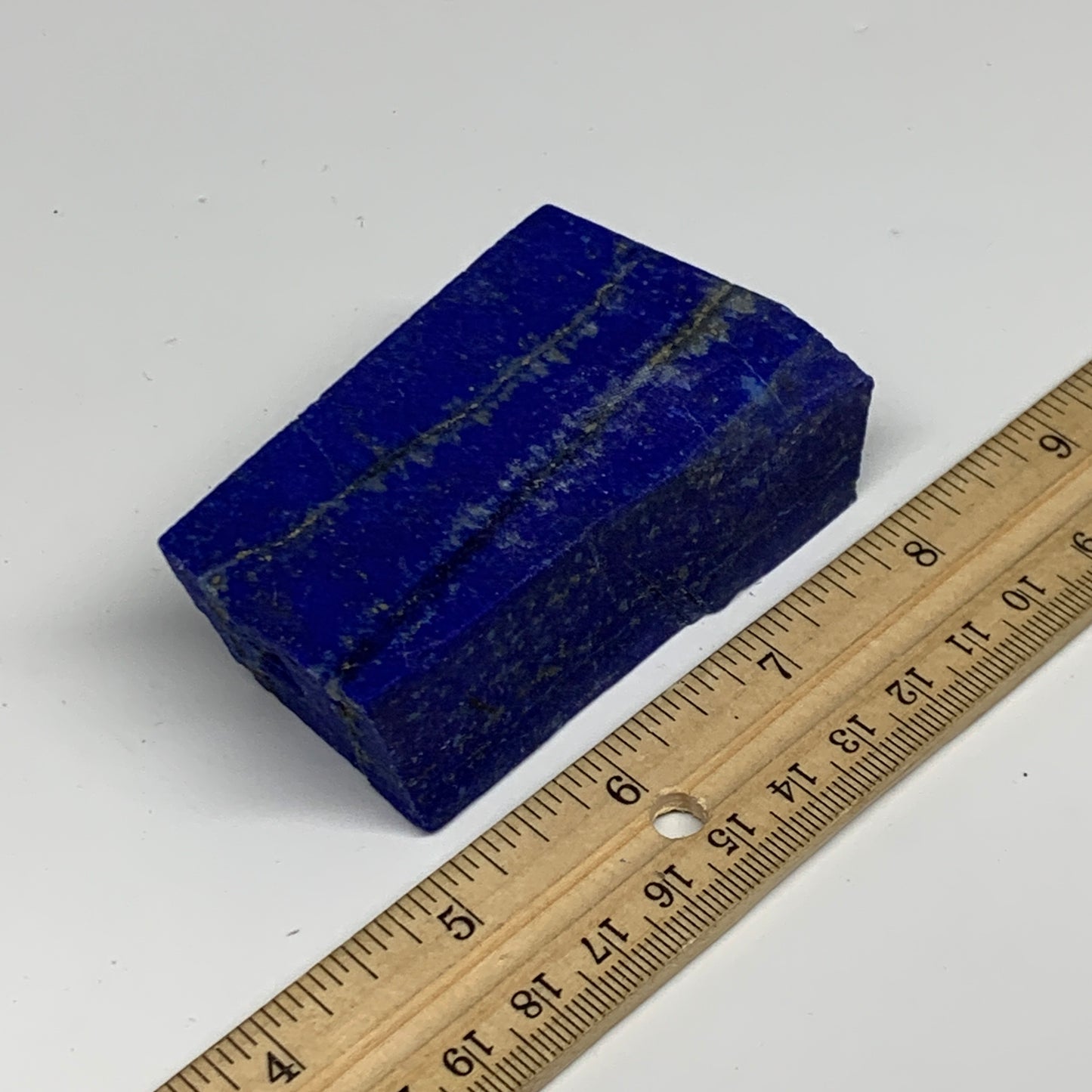 214.3g, 3.3"x1.8"x0.9", High Grade Natural Rough Lapis Lazuli @Afghanistan,B3268