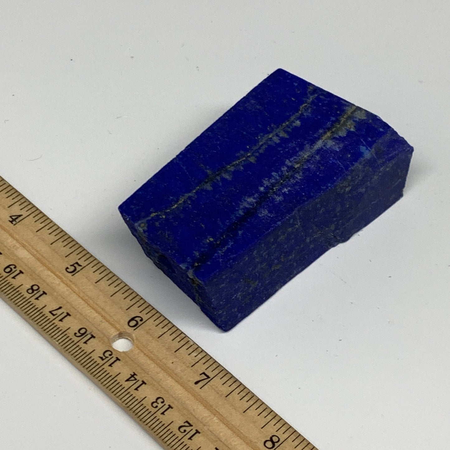 214.3g, 3.3"x1.8"x0.9", High Grade Natural Rough Lapis Lazuli @Afghanistan,B3268