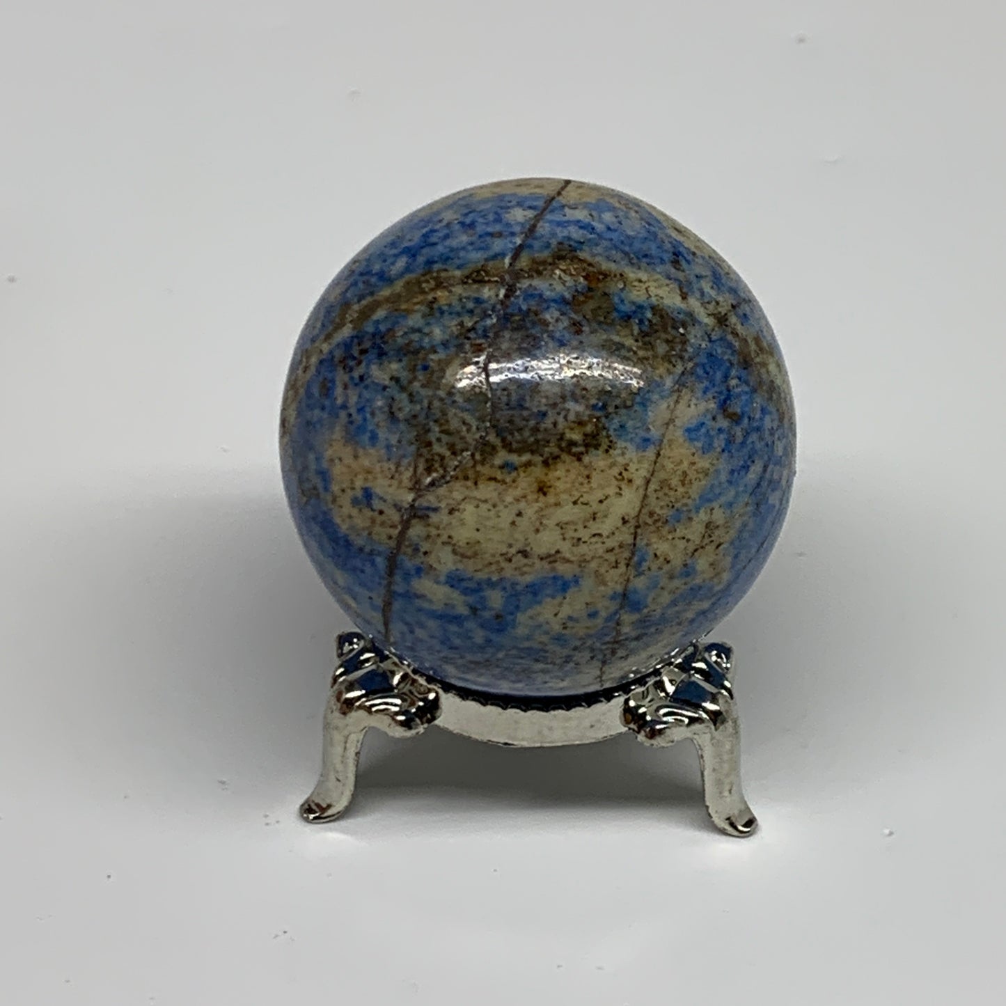 142.6g, 1.8"(45mm), Lapis Lazuli Sphere Ball Gemstone @Afghanistan, B33355