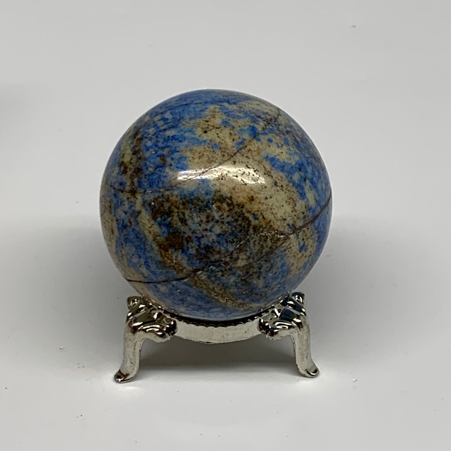 142.6g, 1.8"(45mm), Lapis Lazuli Sphere Ball Gemstone @Afghanistan, B33355