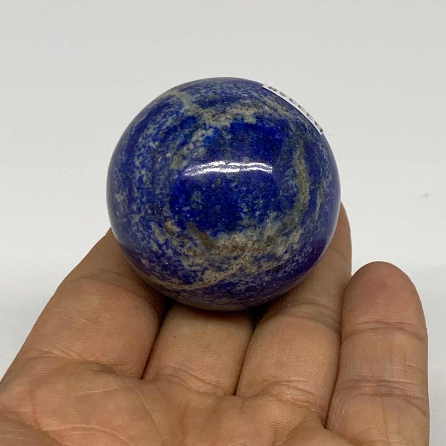112.4g, 1.6"(41mm), Lapis Lazuli Sphere Ball Gemstone @Afghanistan, B33358