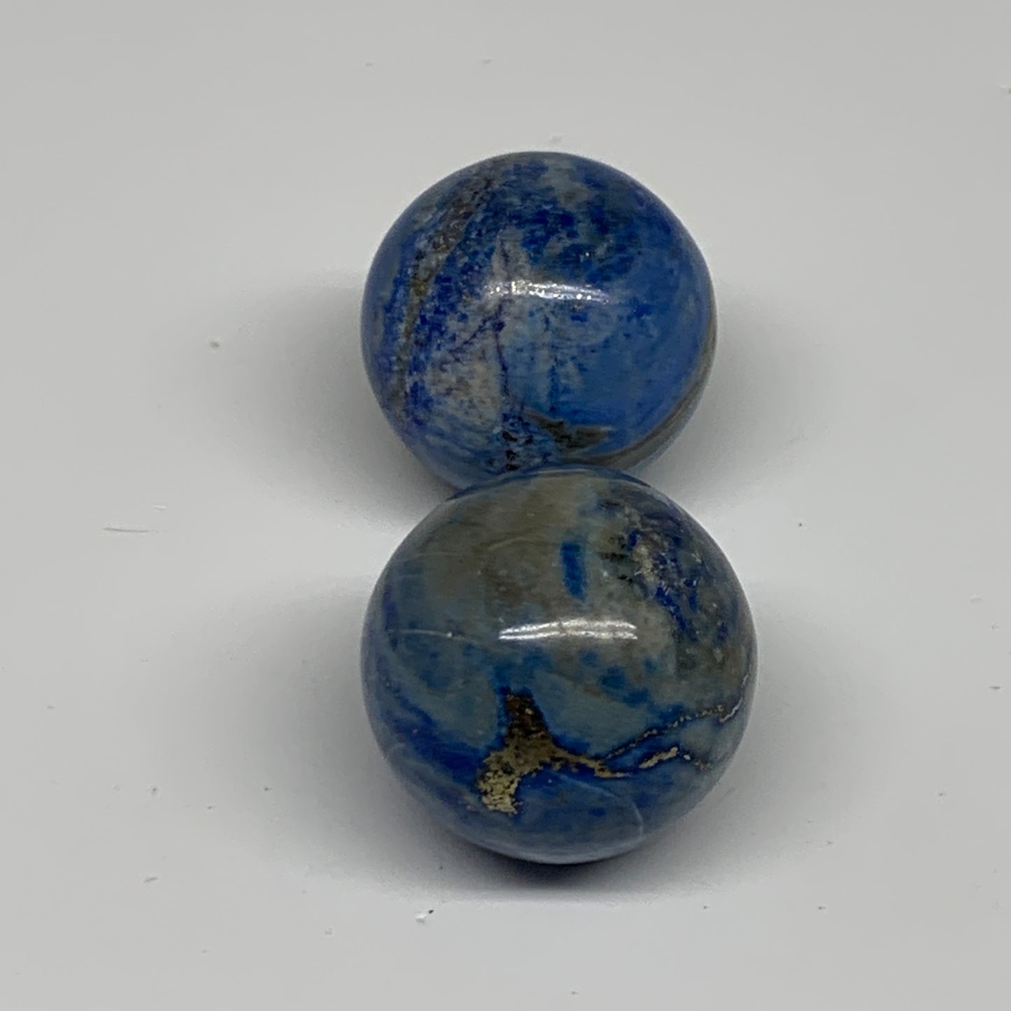 148.8g, 1.4" (36mm-), Lapis Lazuli Sphere Ball Gemstone @Afghanistan, B33361