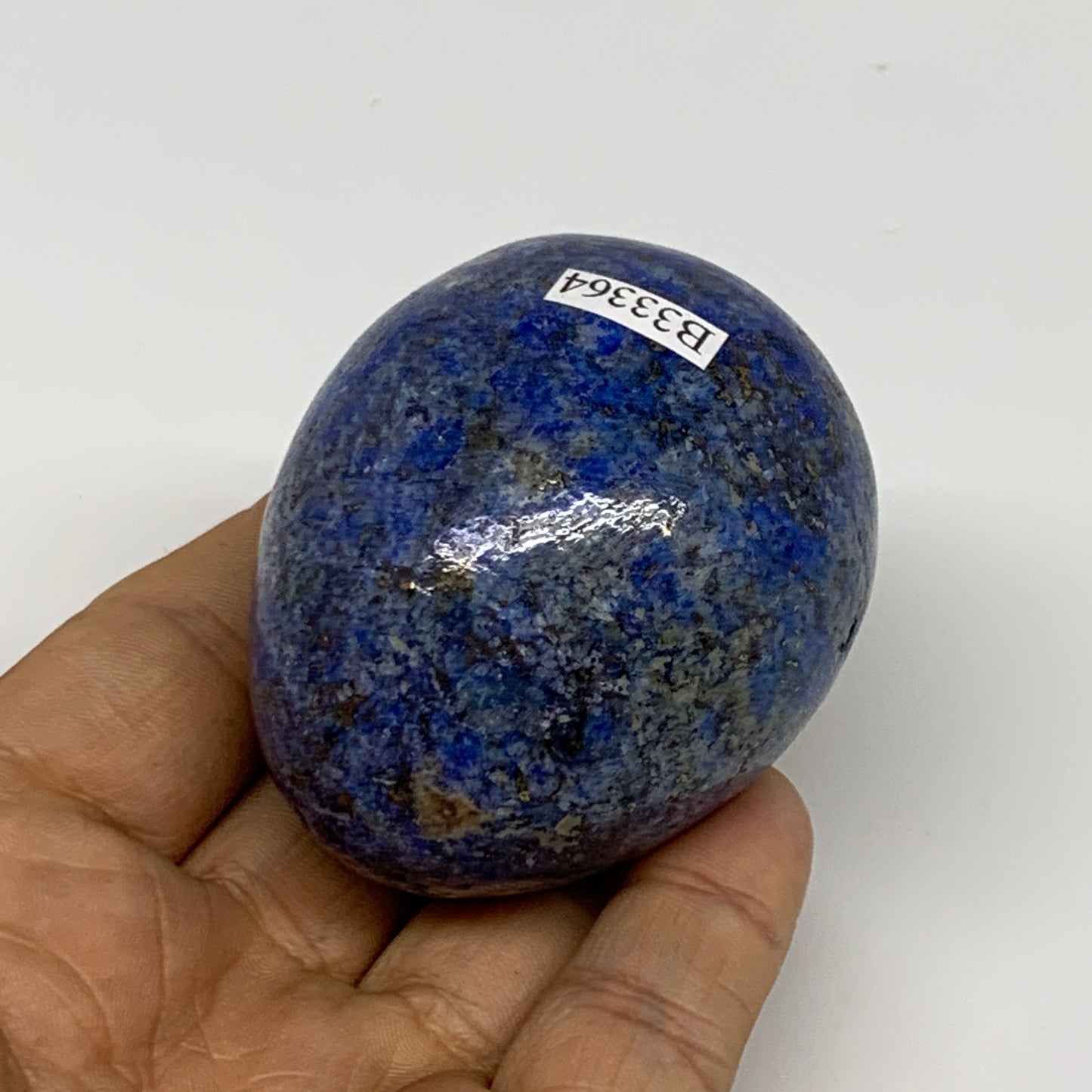 208.5g, 2.4"x1.9", Natural Lapis Lazuli Egg Polished, Clearance, B33364