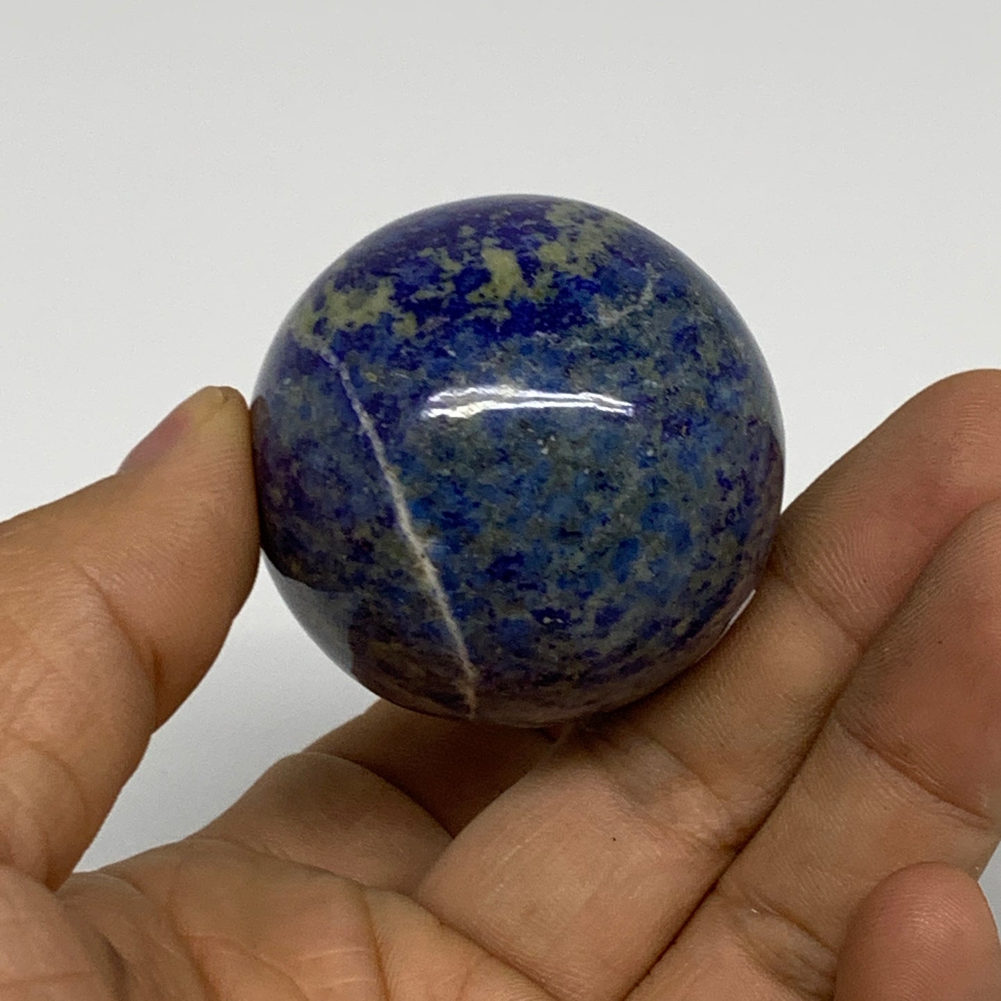 160g, 2.3"x1.6", Natural Lapis Lazuli Egg Polished, Clearance, B33366