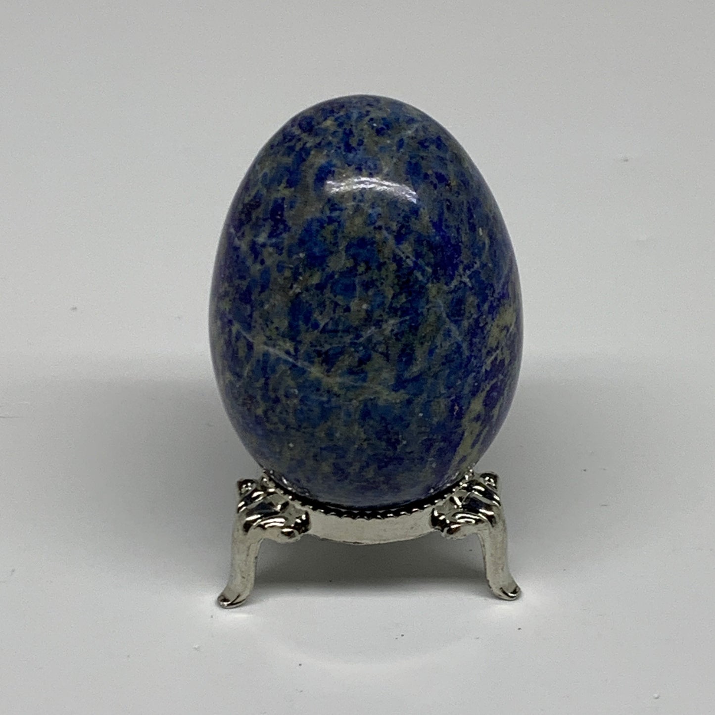 160g, 2.3"x1.6", Natural Lapis Lazuli Egg Polished, Clearance, B33366