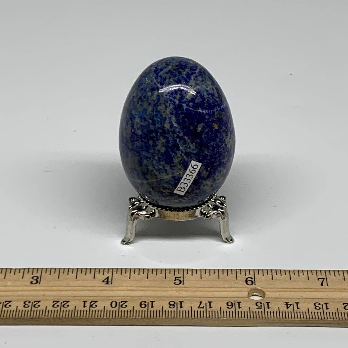 160g, 2.3"x1.6", Natural Lapis Lazuli Egg Polished, Clearance, B33366