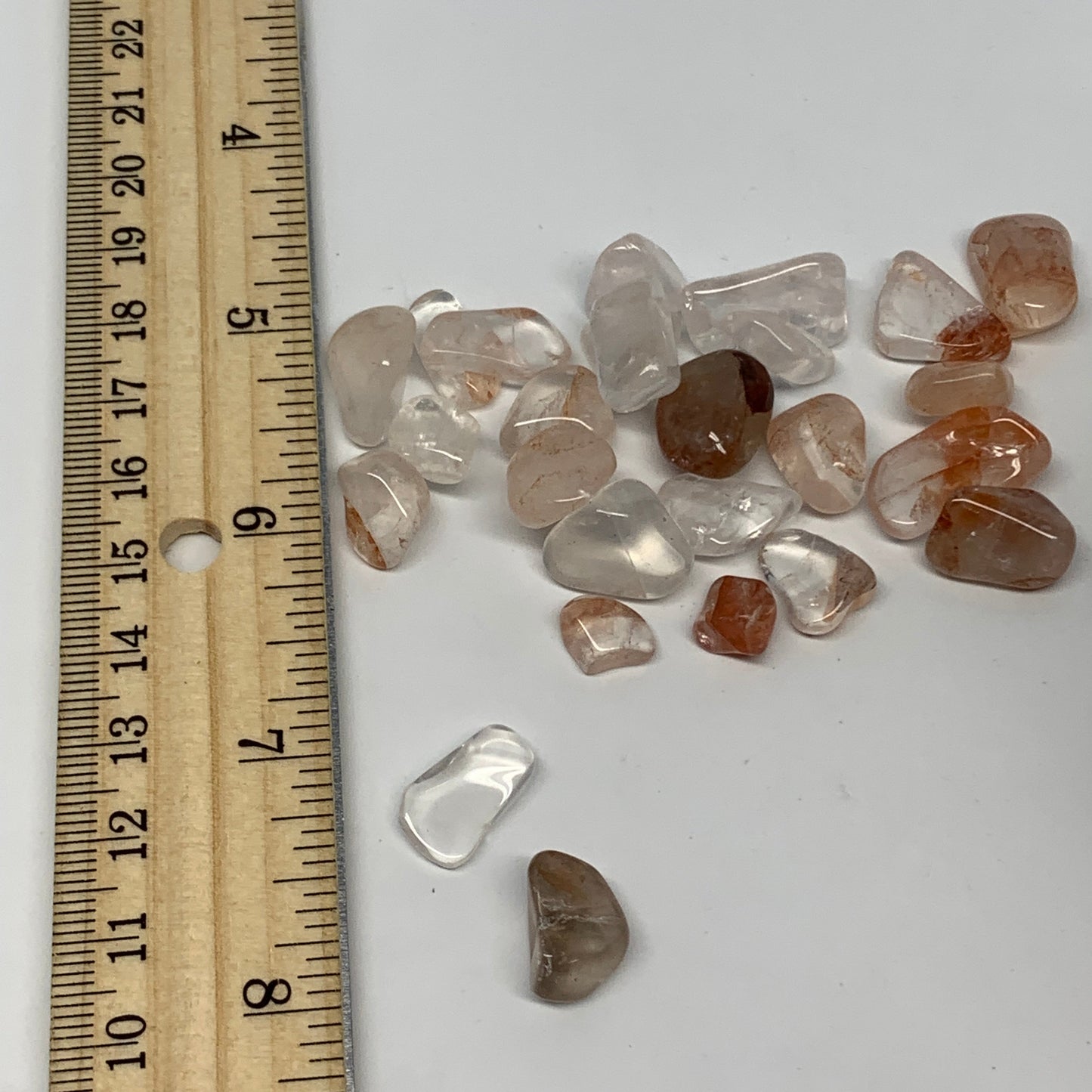 2.2 lbs, Small Tiny Tiny Fire Quartz Gravel, Chips, Tumbled Crystal Stones,