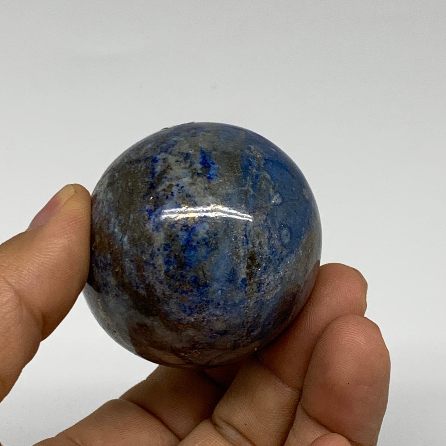 192.2g, 2.4"x1.8", Natural Lapis Lazuli Egg Polished, Clearance, B33367
