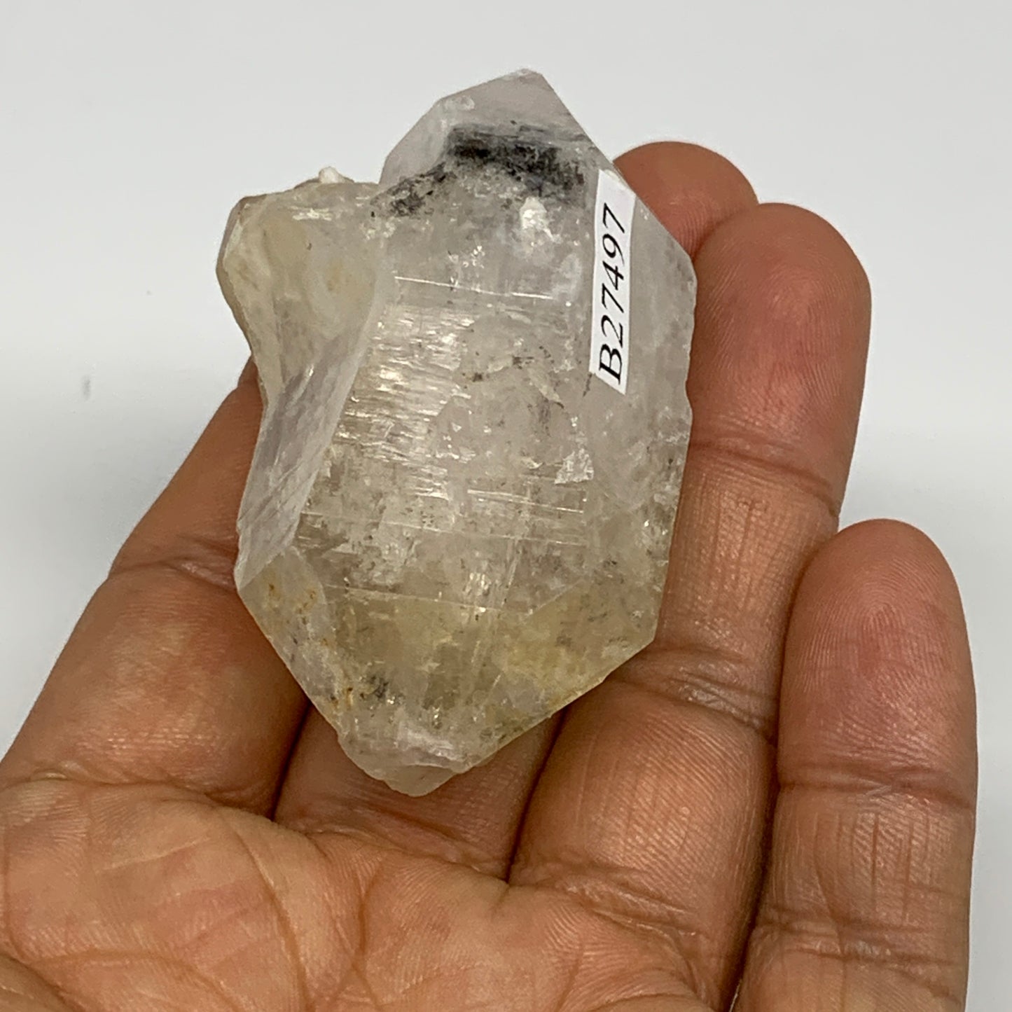 74g, 1.2.4"x1.3"x1.2", Natural Window Quartz Crystal Terminated @Pakistan,B27497