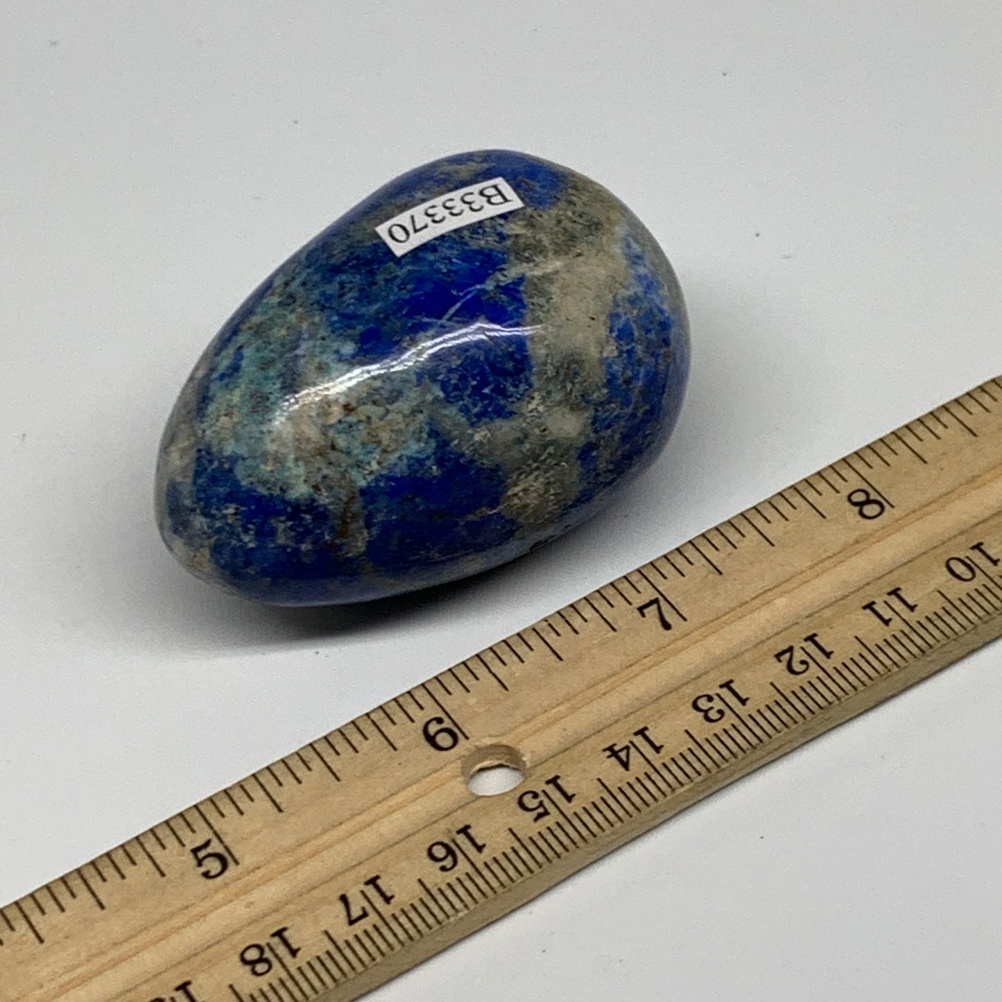 132.2g, 2.3"x1.5", Natural Lapis Lazuli Egg Polished, Clearance, B33370