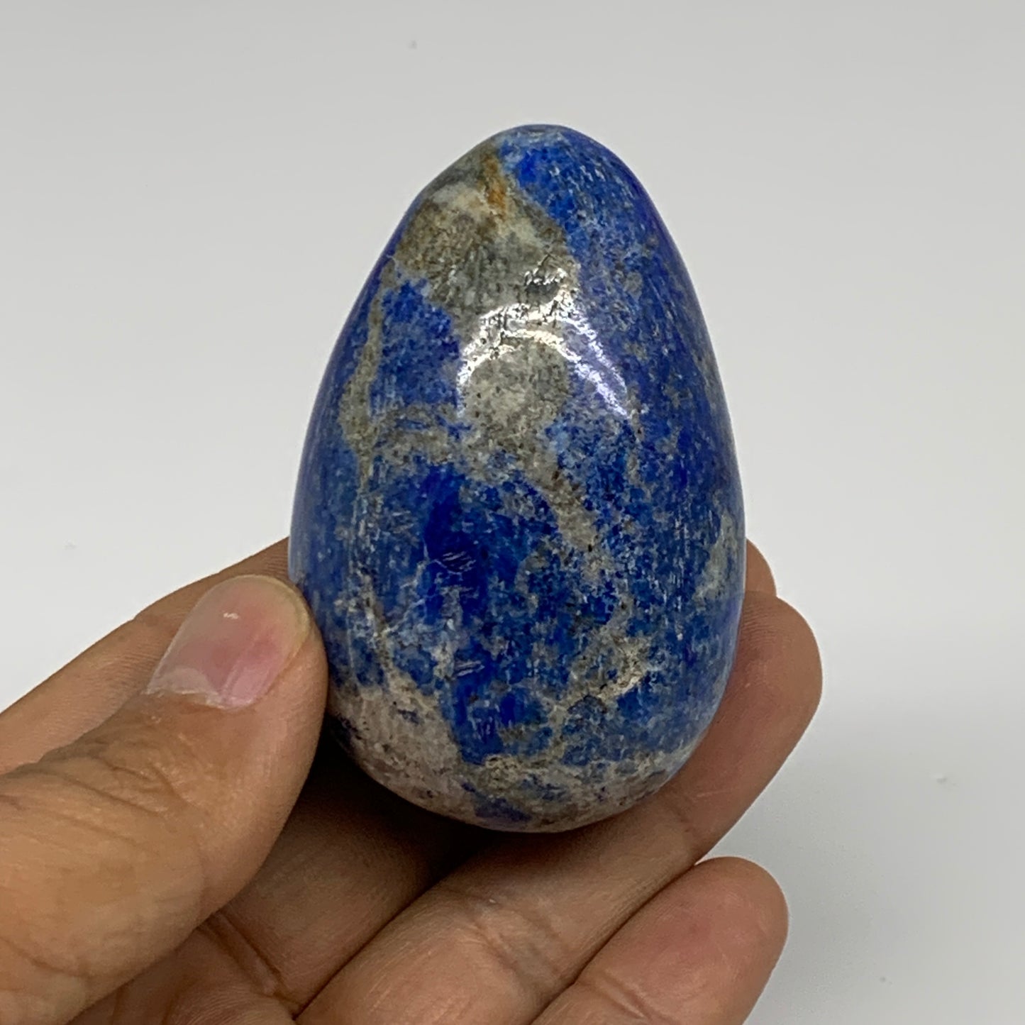 148.7g, 2.4"x1.6", Natural Lapis Lazuli Egg Polished, Clearance, B33372