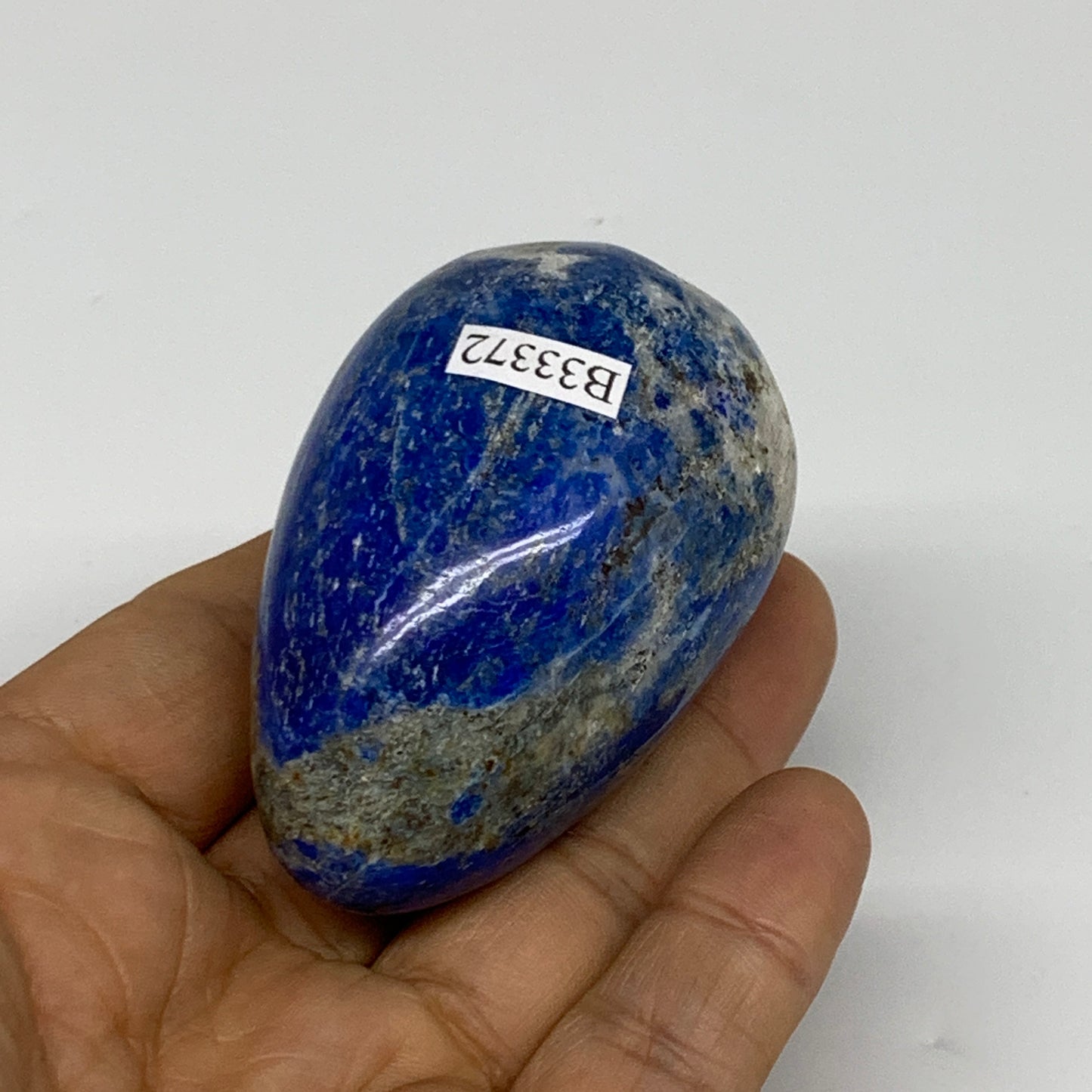 148.7g, 2.4"x1.6", Natural Lapis Lazuli Egg Polished, Clearance, B33372