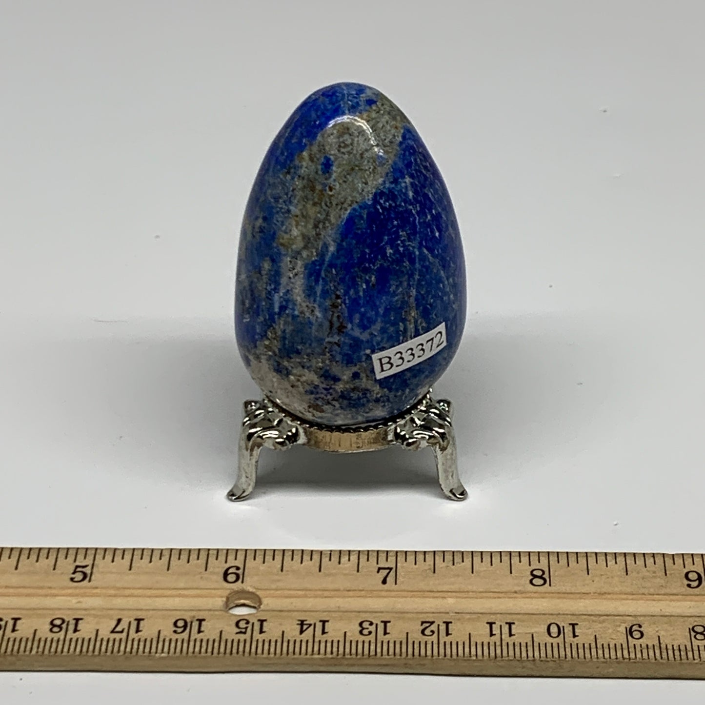 148.7g, 2.4"x1.6", Natural Lapis Lazuli Egg Polished, Clearance, B33372