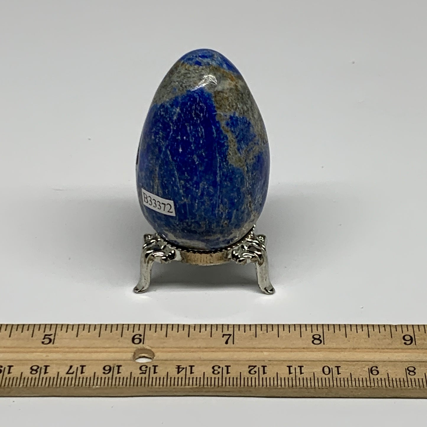 148.7g, 2.4"x1.6", Natural Lapis Lazuli Egg Polished, Clearance, B33372